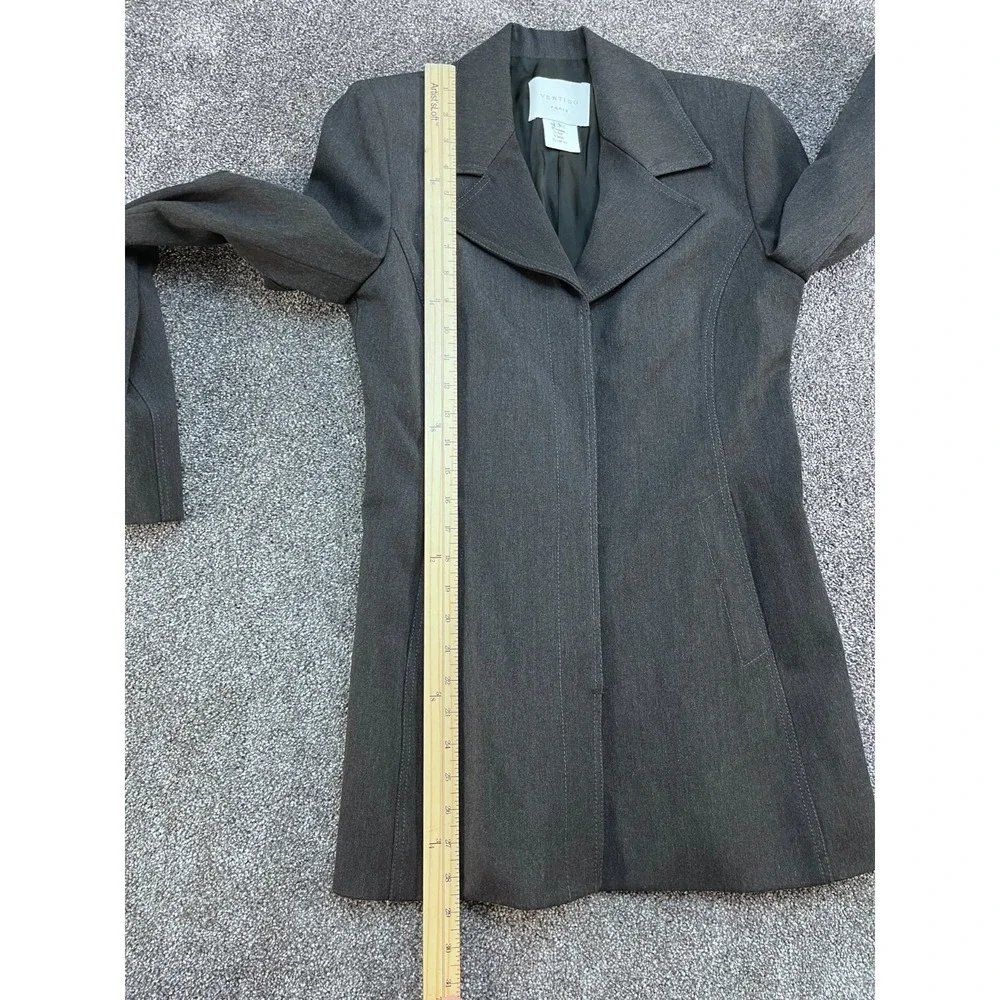 Vertigo Paris Women's Charcoal Gray Size S ‎ Jacket Blazer